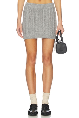 Cashmere Cable Mini Skirt AEXAE