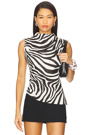 x REVOLVE Linen Ruched Top AEXAE