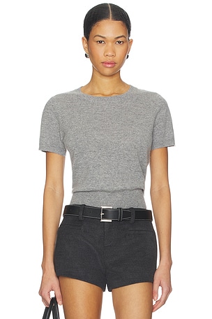 Cashmere Cropped Knit Top AEXAE