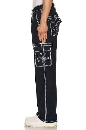 Af Cargo Jeans in Undone Rinse Wash Affliction
