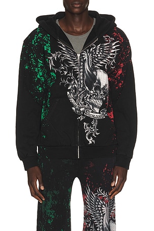 x Fuerza Regida Crazyz Zip Hoodie Affliction