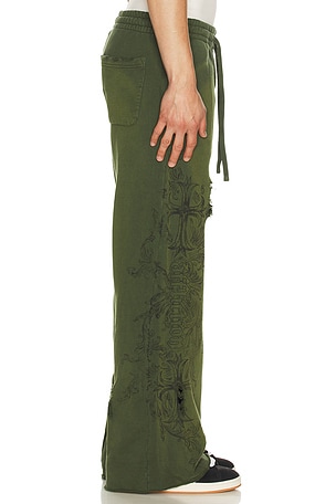 Affliction Jump Sweatpants in Olive