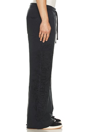 Affliction Winged Up Sweatpants in Grey