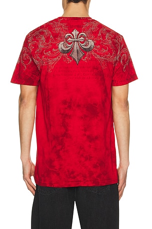 Affliction Collapse Tee in Red