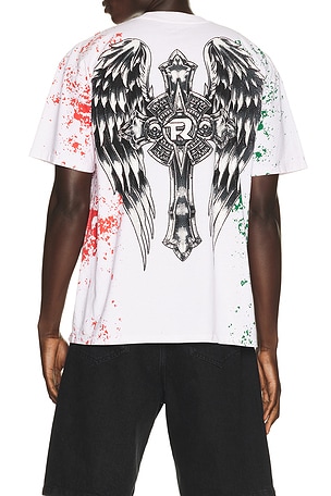 Affliction x Fuerza Regida Crazyz Tee in White
