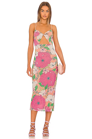 Simona Mesh Midi Dress AFRM