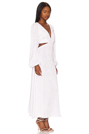 AFRM Norton Maxi Dress in White