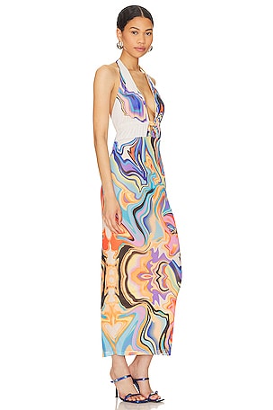 AFRM Dakota Dress in Multi