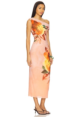 AFRM Holden Dress in Coral