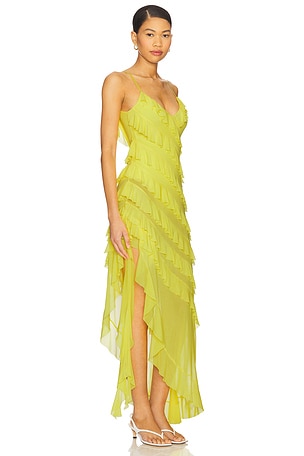 AFRM Vienna Dress in Yellow