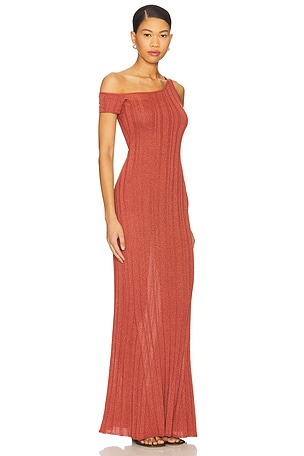 AFRM Hoda Dress in Burgundy