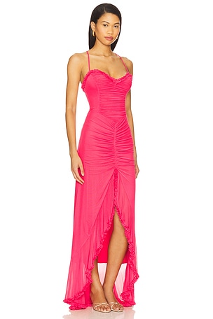 AFRM Cassian Dress in Pink