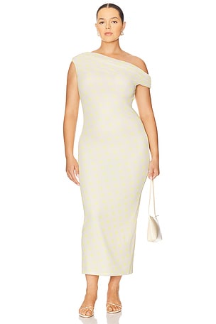 AFRM Holden Dress in Yellow