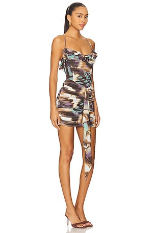 AFRM Mackie Dress in Black. Size XXS. Also