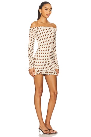 AFRM Peck Dress in Cream