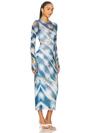 AFRM Ashland Dress in Blue