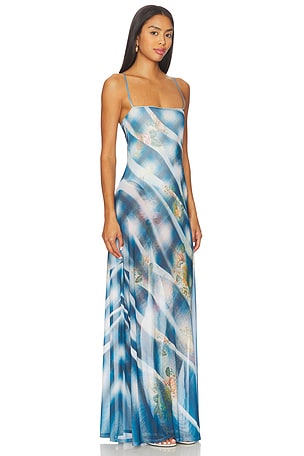 AFRM Shea Dress in Blue