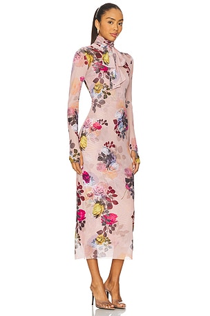 AFRM Bryony Midi Dress in Pink