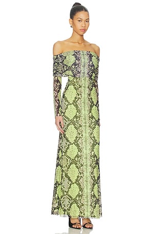 AFRM Thelma Dress in Yellow