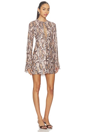 AFRM Kori Dress in Beige