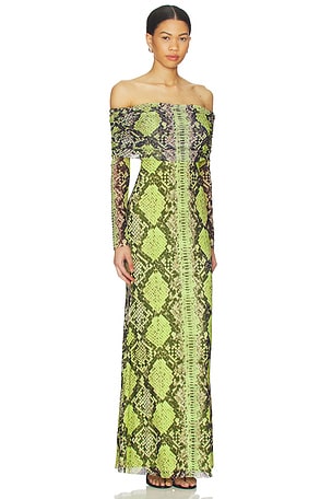 AFRM Thelma Dress in Green
