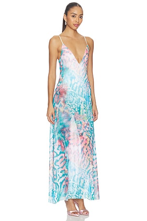AFRM Rivka Dress in Blue