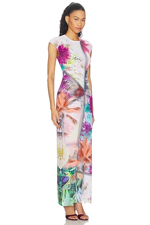 Afrm vestido mylo en color rubor