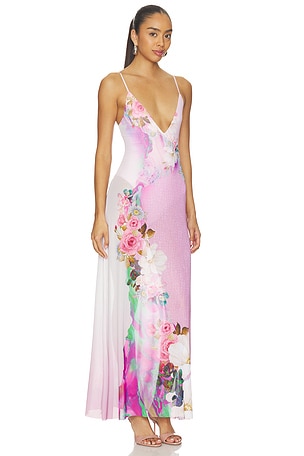 AFRM Rivka Dress in Pink,Purple