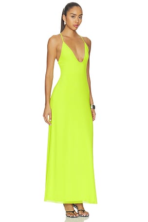 AFRM Romy Dress in Green