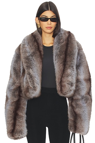 Stephanie Faux Fur Coat AFRM