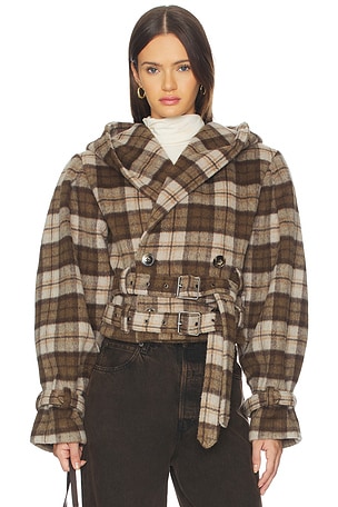 The Crop Trench Jacket AFRM