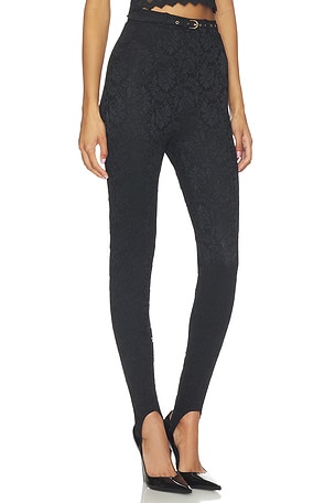 AFRM Carey Silken Lace Pant in Black. Size XXS. Also