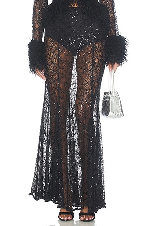 Marie Beaded Lace Skirt AFRM