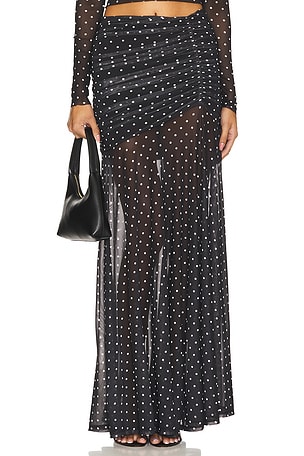 JUPE MAXI EN MESH LEROY AFRM