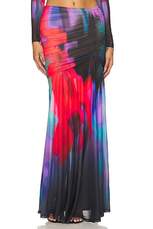 JUPE MAXI EN MESH LEROY AFRM