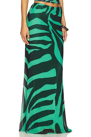 AFRM Tegan Skirt in Green