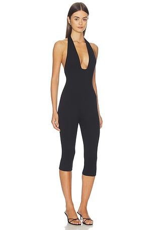 AFRM Lilibet Romper in Black