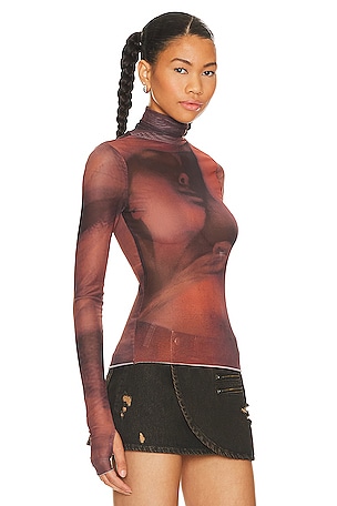 AFRM Zadie Top in Rust