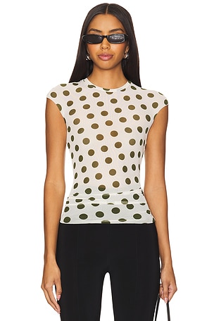 Revolve polka dot top on sale