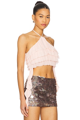AFRM Agia Top in Pink