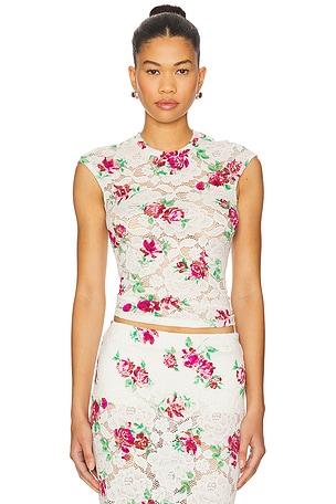 Nina Crochet Lace Top AFRM