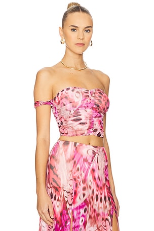 AFRM Koa Top in Pink