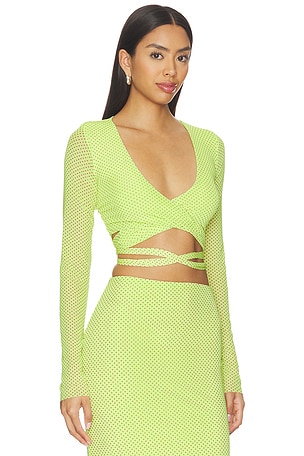 AFRM Halsey Top in Yellow