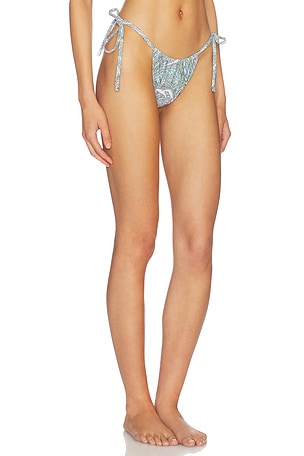 AFRM Cali Bikini Bottom in Green