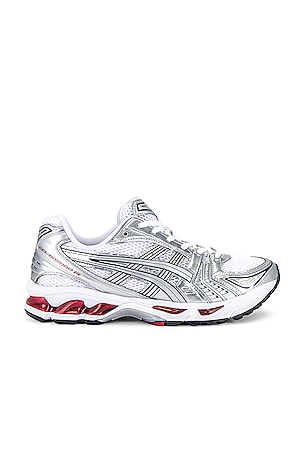 Asics GEL KAYANO 14 in White Silver REVOLVE