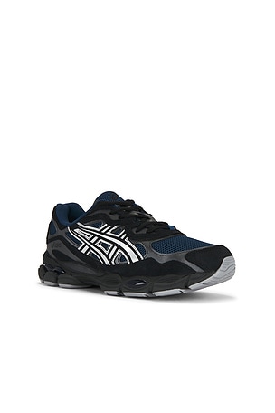 Asics Gel-Nyc in Navy,Metallic Silver