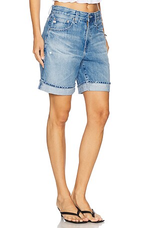 AG Jeans Ex-boyfriend Short en Bleu
