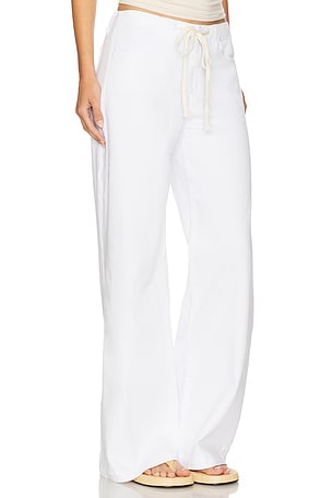 AG Jeans Stella Cinched Wide Leg in White