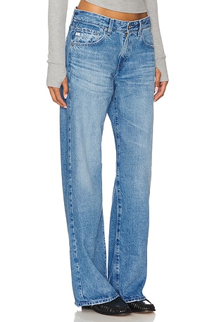 AG Jeans Adria Wide Jeans in Blue. Size 32. Also