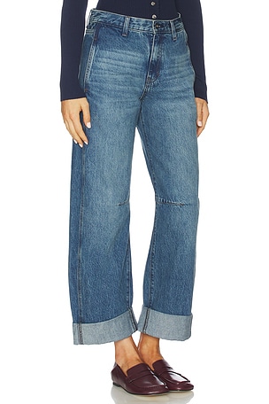 AG Jeans Mercer Wide Leg Jeans in Blue